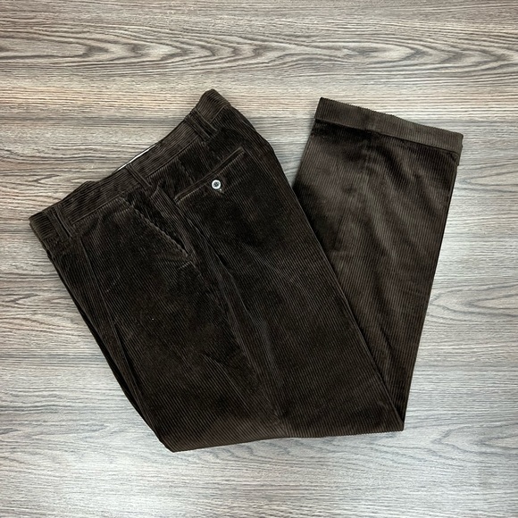 Barbour Other - Barbour Chocolate Brown Corduroy Cords Pants 36